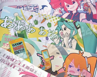 PRE-ORDER!!  Hatsune Miku / Kasane Teto/ Megurine Luka - Large Desk Mat Mousepads [JULY 2026]
