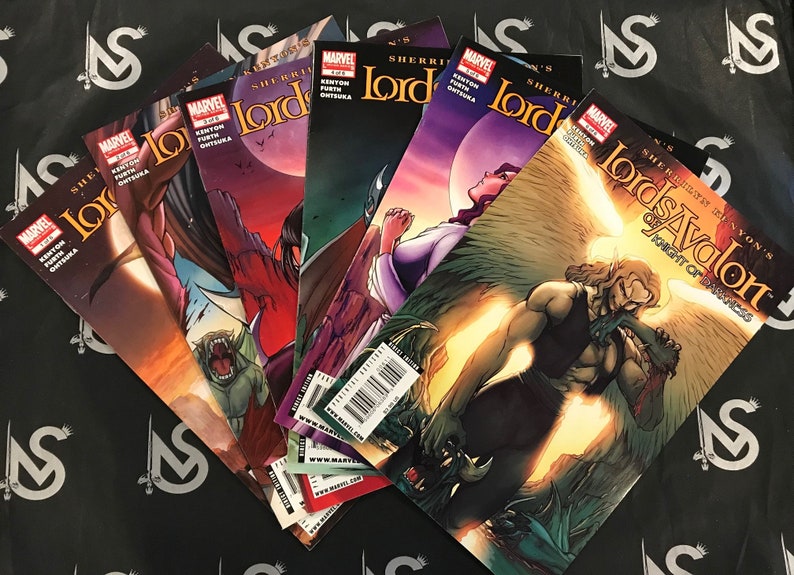 Lords of Avalon® Knight of Darkness Marvel Comic Set 1-6 image 1