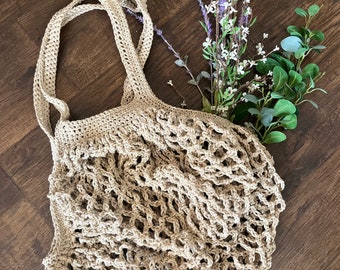 Crocheted market bag