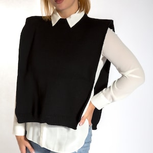 Open side sweater top