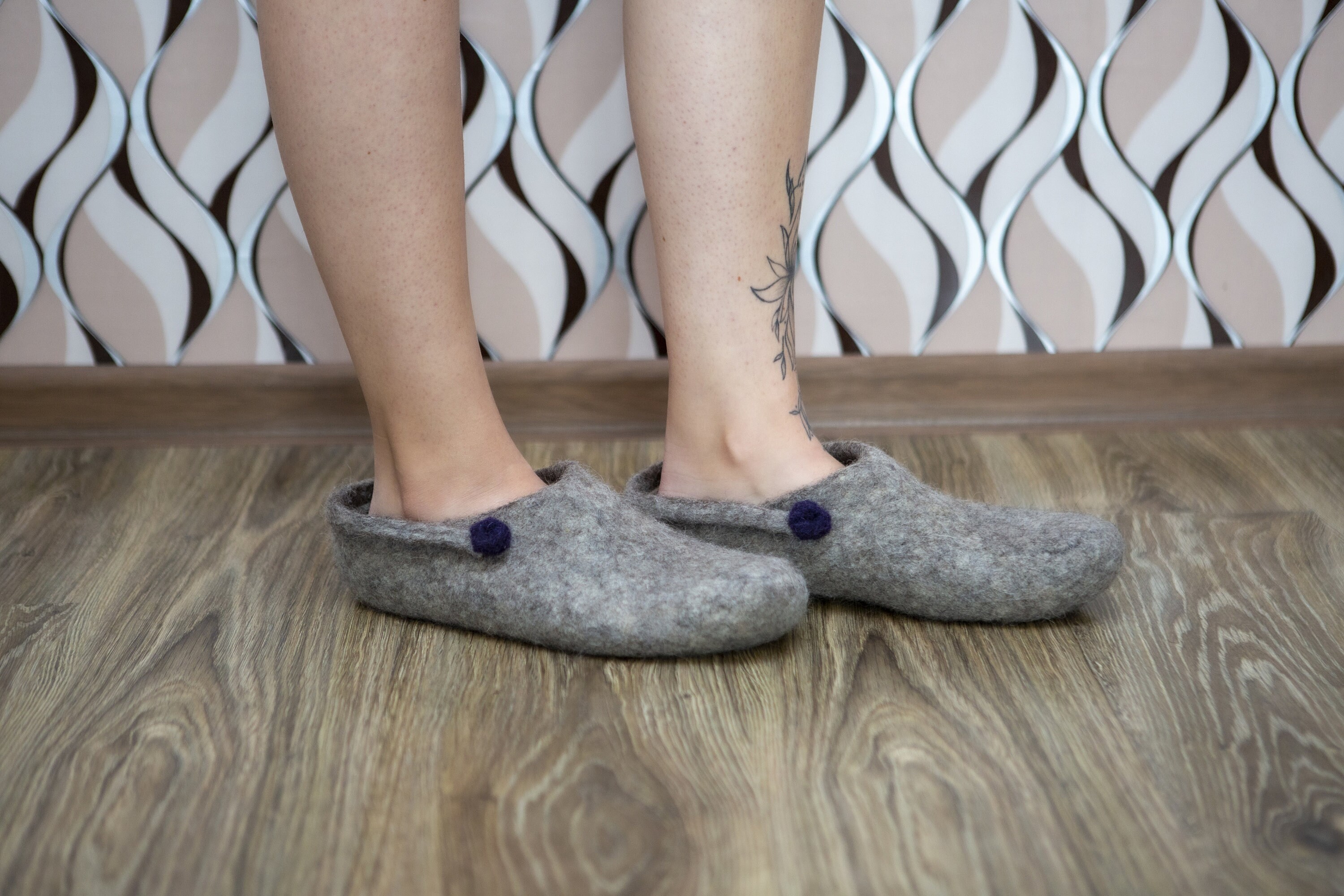 Birkenstock Donna Anatomic Pantofole Da Uomo In Feltro Di