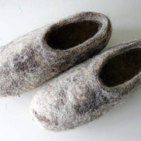 felted wool slippers
