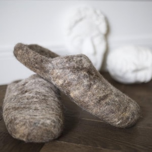 Scandinavian Clogs, Soft Wool Clogs, Neutral House Shoes