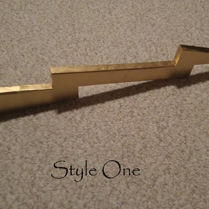 Golden Lightning Bolt
