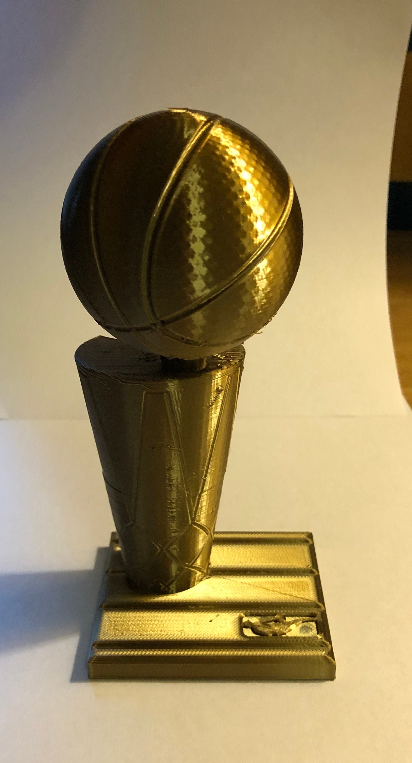 NBA Larry O'Brien Championship trophy, NBA Finals trophy winner trophy  replica, electroplated gold - fans fan lettering version,60cm: Buy Online  at Best Price in UAE 