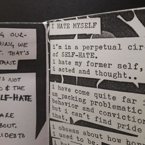 I Am Trash a zine about self-hate image 2