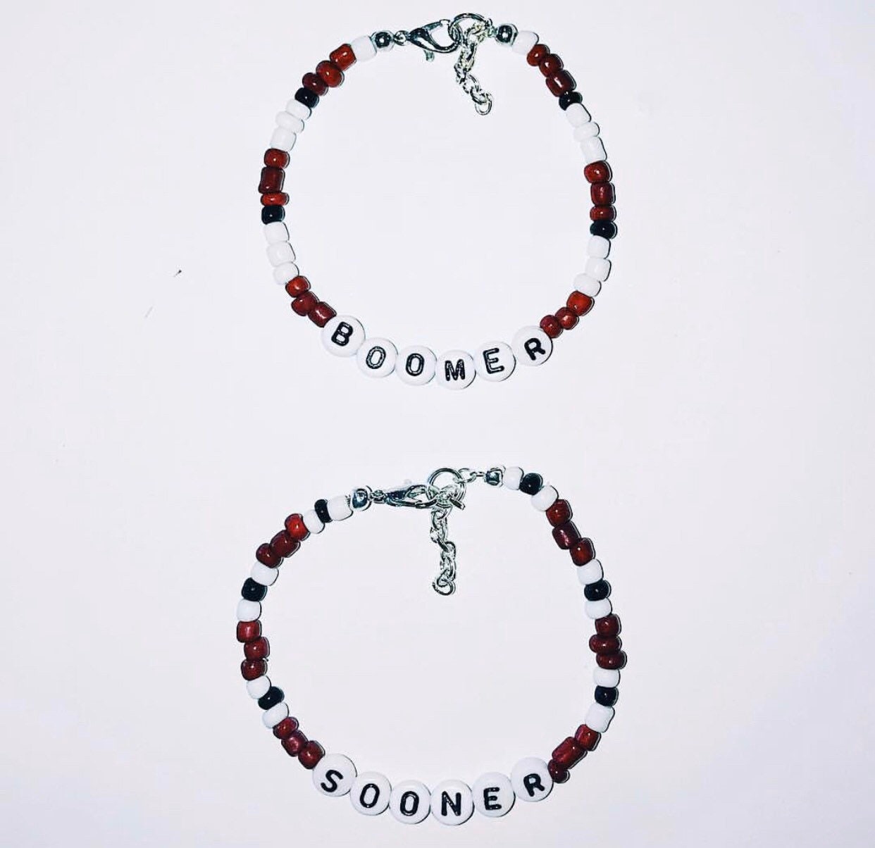 Customizable Game Day college bracelets Etsy