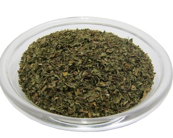 Peppermint Leaves 8 OZ Natural Dry Herbs, Botanicals, Additives For Soap, Lotion, Skincare and Other Cosmetics, Bob-Jerry