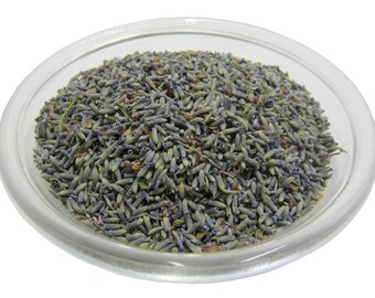 Lavender Flower Buds USA Grown 8 OZ Natural Dried Herbs, Botanicals, Additives For Soap, Lotion, Skincare and Other Cosmetics, Bob-Jerry