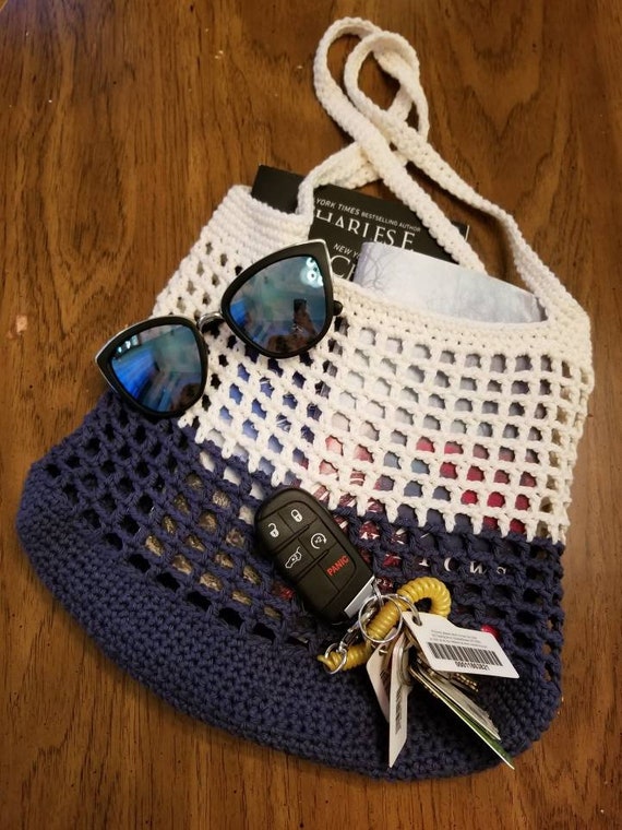 color block market bag