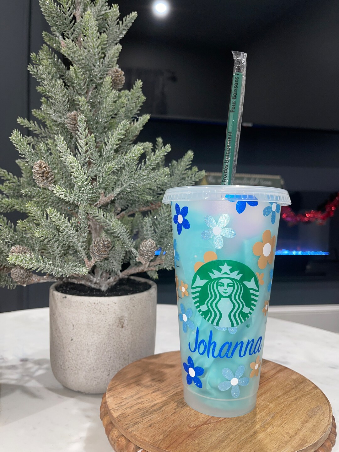 Flowers Starbucks Cups, Spring Starbucks Cups, Cute Starbucks Cups, 24