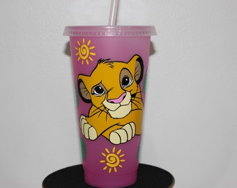 Pumba & Timon Disney Plastic Cup The Lion King 16 oz 2019 Simba 