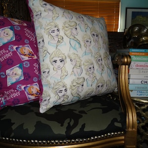 Zippered Frozen 20&quot;x20&quot; Throw Pillow