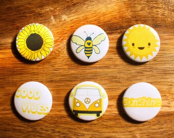 Button pins | Etsy