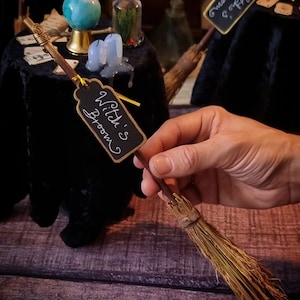 WITCH BROOM - witchey complement, halloween, pop artdoll blythe spooky darl magic Wanda fantasy home decor