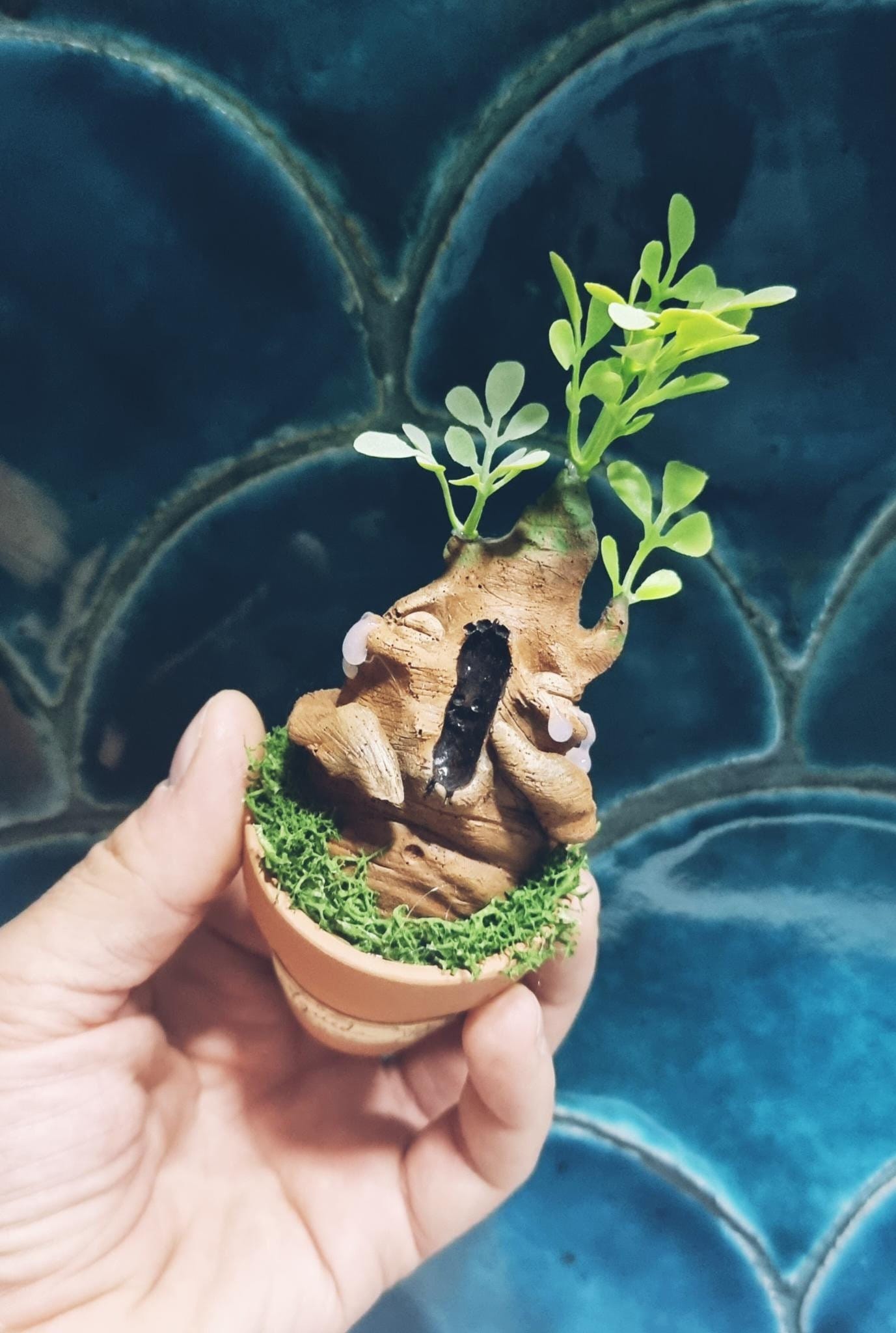 Mandrake Grass Resin Statue Landscape Decoration Art Statue Outdoor  Keychain FrONE PIECE KeyChain Monkend Gift Silicone Keychain - AliExpress