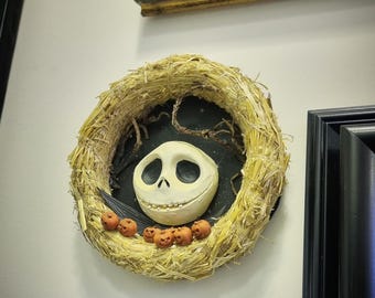 JACK DECOR - decoración del hogar espeluznante, marco de Jack Skellington, decoración de Halloween, estética gótica, regalo artesanal único y maravilloso