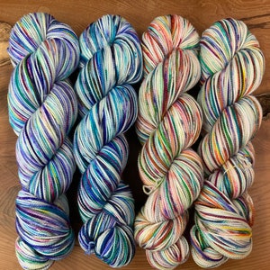 Winter and Autumn 100g Hand Dyed High Twist Sock Yarn