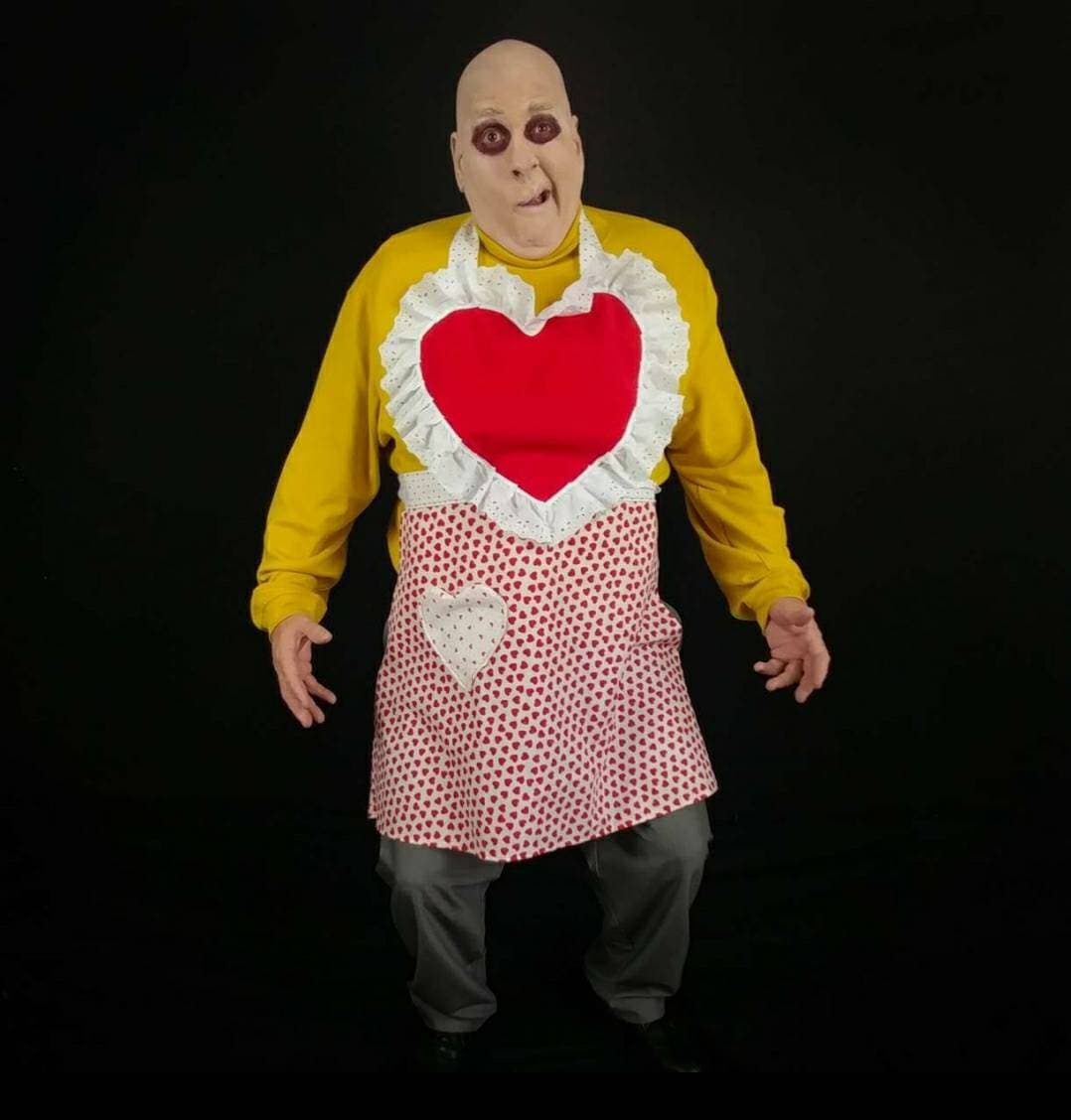 sætte ild Klappe Forræderi Uncle Fester Inspired Addams Family Values Kitch Heart Apron - Etsy