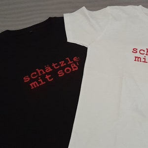 SCHATZLE WITH SAUCE - Tshirt handprinted