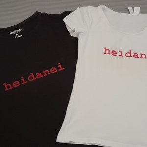 HEIDANEI - Tshirt handprinted