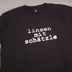 LENSES WITH SCHÄTZLE - hand-printed tshirt