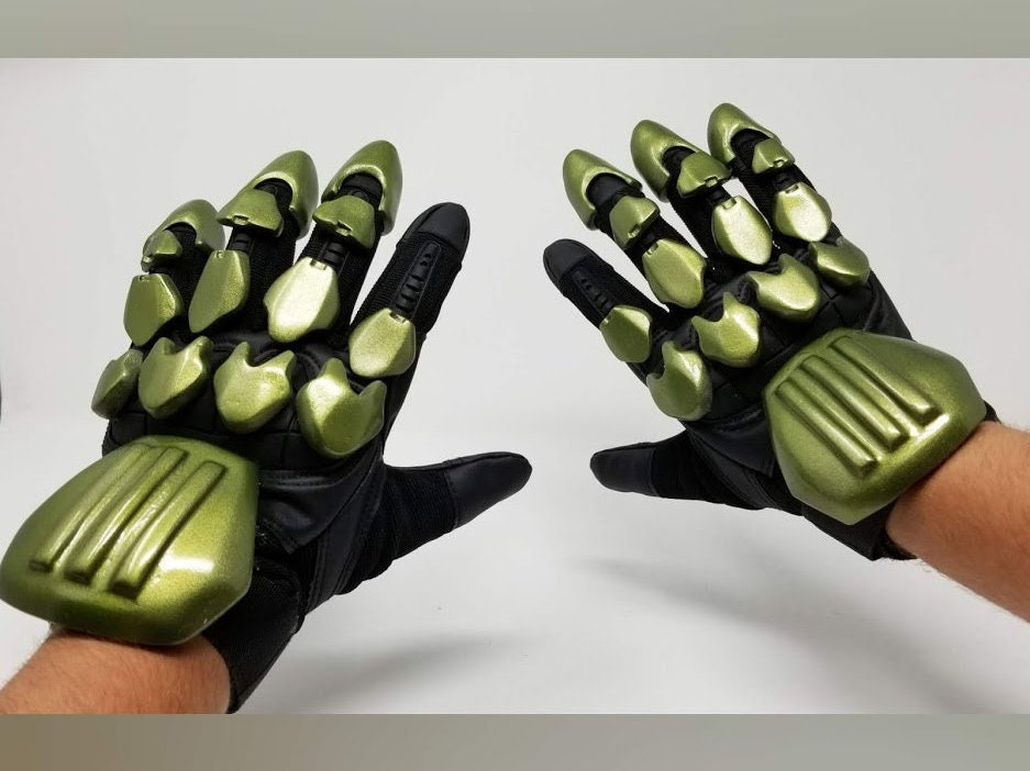 Halo Spartan Cosplay Gloves Resin Cast Armoured Costume Etsy Canada