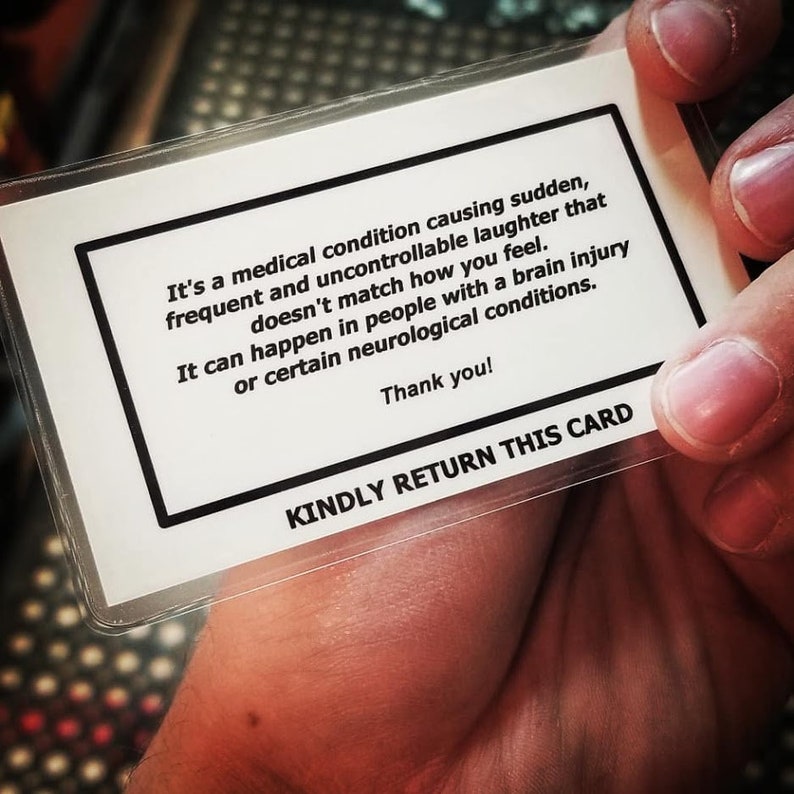 Joker Movie Laughter Condition Card Etsy