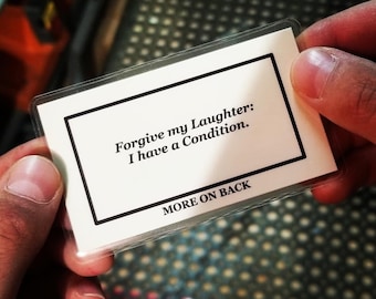 Joker Movie Laughter Condition Card