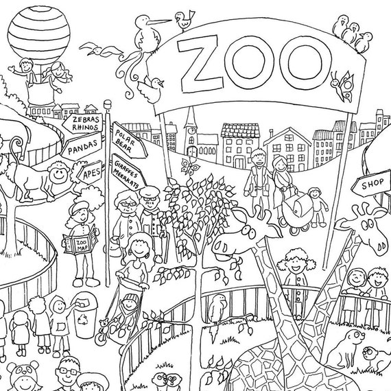Ausmalbilder Zoo