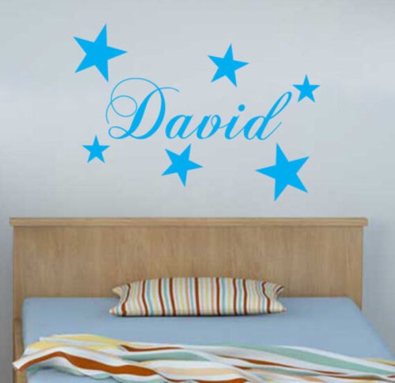 personalised name wall art