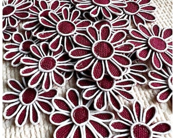 Burlap Flower Heads Rustic Hessian Daisy Flowers Jute Floral Craft Embellishment Boho Wedding Day Decorations Artificial Fabric Flower Heads