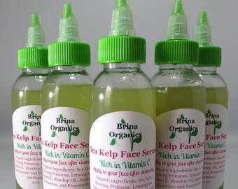 Sea Kelp Face Serum, Vitamin C Serum, Brina Organics