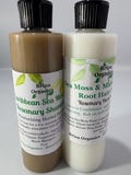 Sea Moss Shampoo and Conditioner Set: for All Hair Types, Natural Hair Care Bundle, Brina Organics