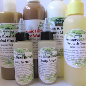 Optimal Natural Hair Bundle, Flourish your hair, Bestsellers, Organic Hair Care 5-Step Regimen, Brina Organics