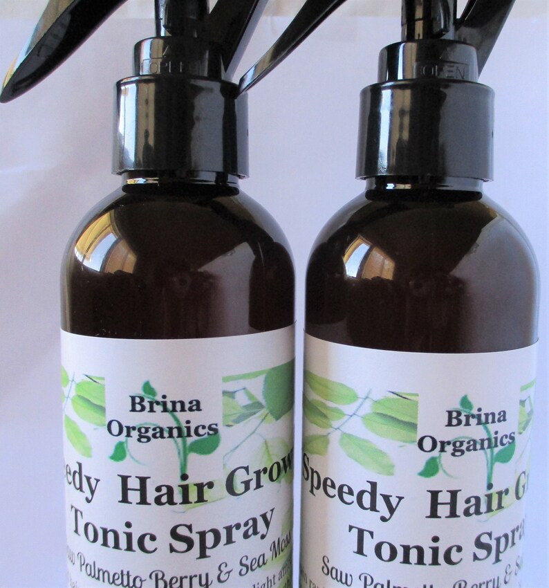 Speedy Hair Growth Tonic Spray Saw Palmetto Berry & Sea Moss Etsy
