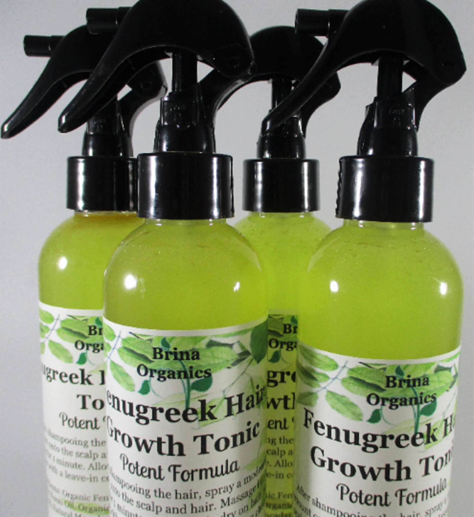 Organic Fenugreek Hair Growth Tonic Spray Potent Formula Etsy