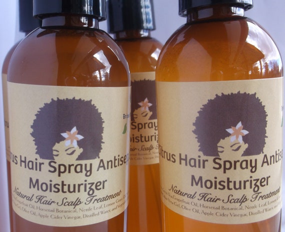 Citrus Scalp Treatment Natural Hair Spray All Natural Scalp Etsy