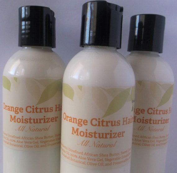 Herbal Orange Citrus Hair Cream Lotion 8 Oz Or 16 Oz Etsy
