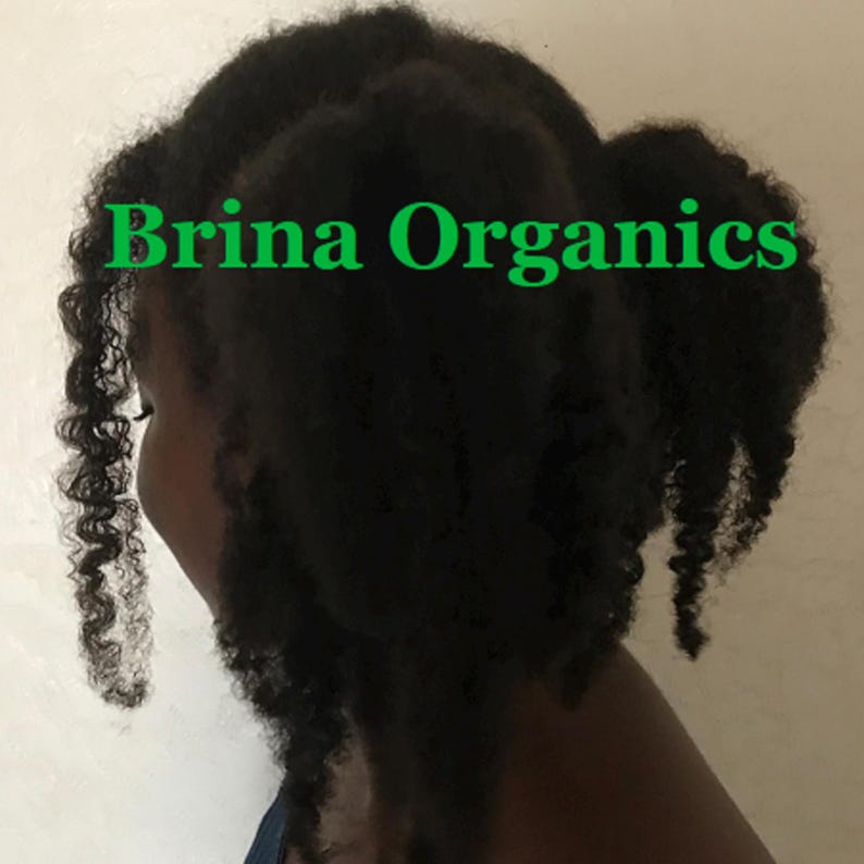Brina Organics Sea Moss Hair Care Bundle for Afro-textured Hair, 3 Step Natural Hair Products, Herbal Growth image 5