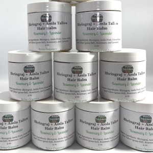 Bhringraj Amla Tallow Hair Cream: Rosemary Lavender Infusion