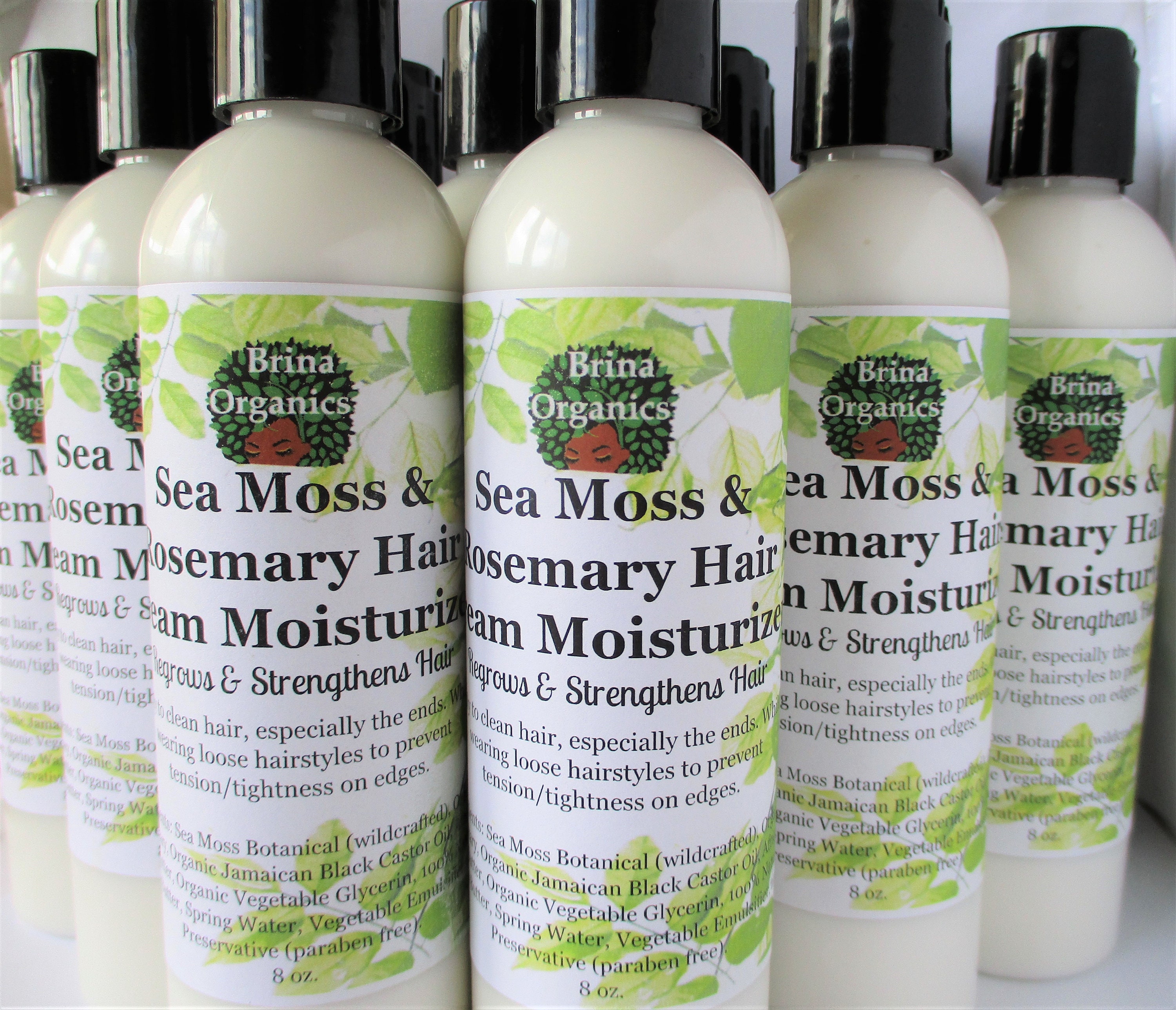 Herbal Sea Moss & Rosemary Hair Cream Moisturizer 4 Oz. 8 - Etsy