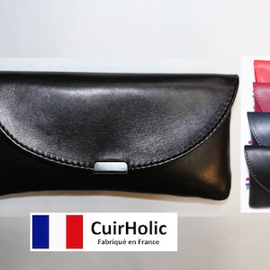 Etui à Lunettes ou pour Smartphone en Cuir d'Agneau Véritable