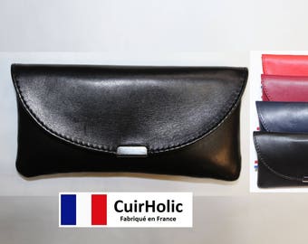 Etui à Lunettes ou pour Smartphone en Cuir d'Agneau Véritable