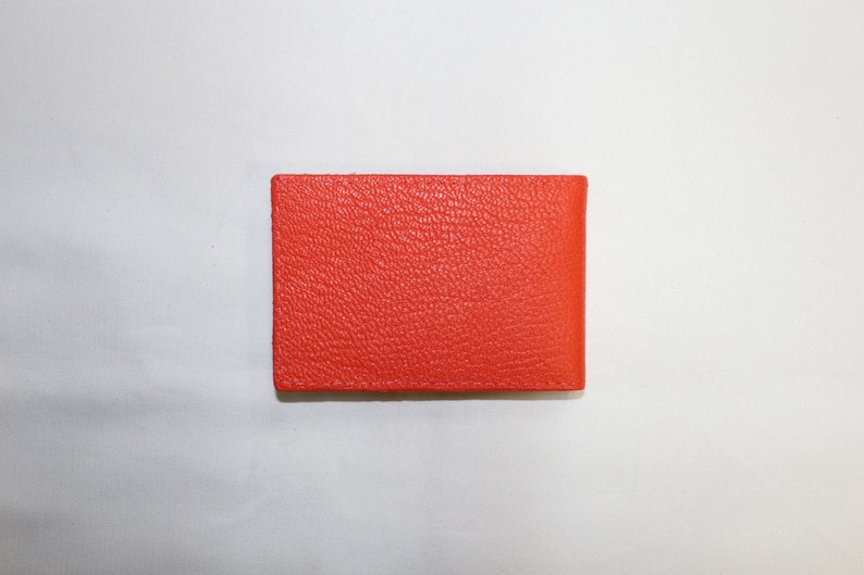 Italian Card Holder in Genuine Goat Leather M image 5