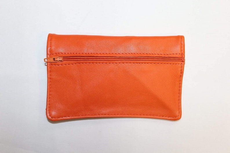 English Genuine Lambskin Leather Purse M image 5