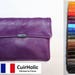 Porte Monnaie Anglais en Cuir d'Agneau Véritable XL - France
