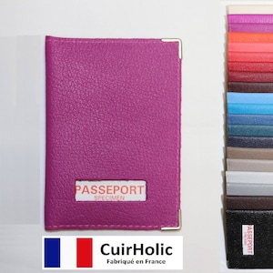 Custodia protettiva per passaporto in vera pelle di capra
