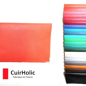 Checkbook Holder - Genuine Goat Leather - Men - Women
