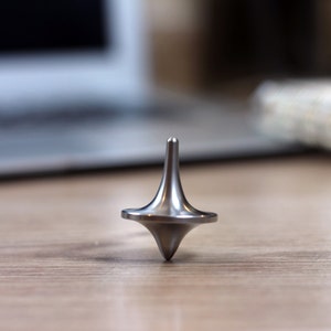 The Spin Stainless Steel Spinning Top // fidget // Stress Management // Gyro image 5